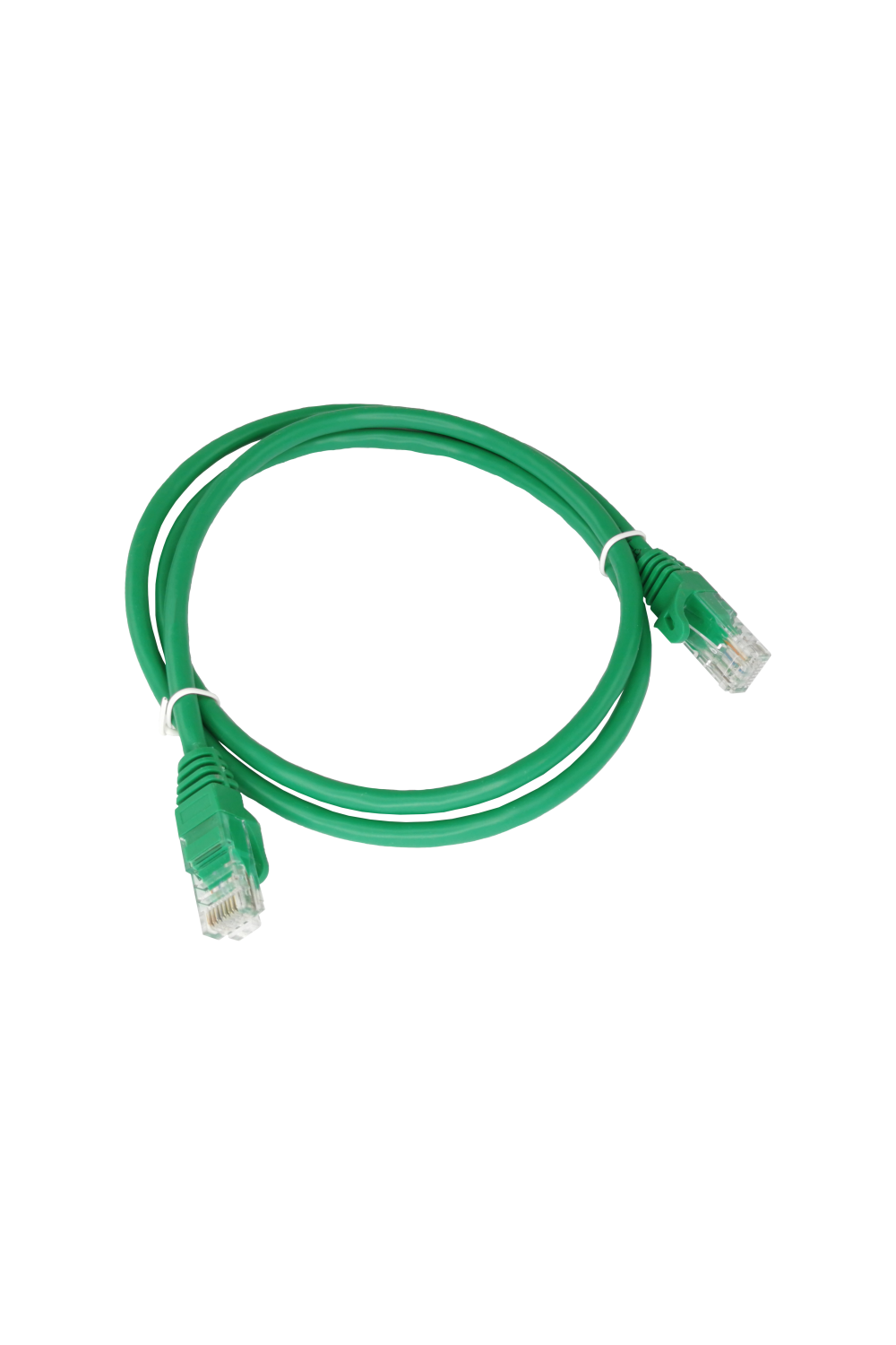 Patch-cord U/UTP kat.6 PVC 1.0m zielony ALANTEC