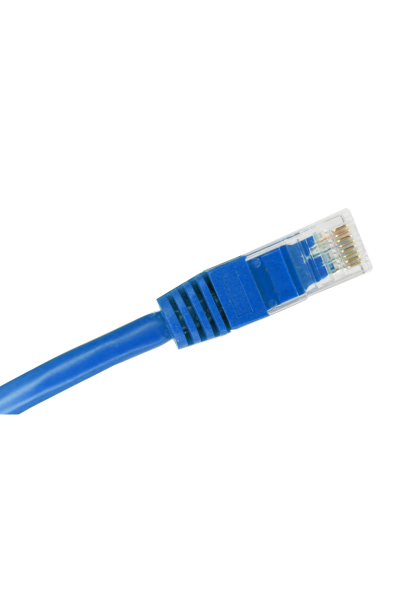 Patch-cord U/UTP kat.6A LSOH 0.5m niebieski ALANTEC
