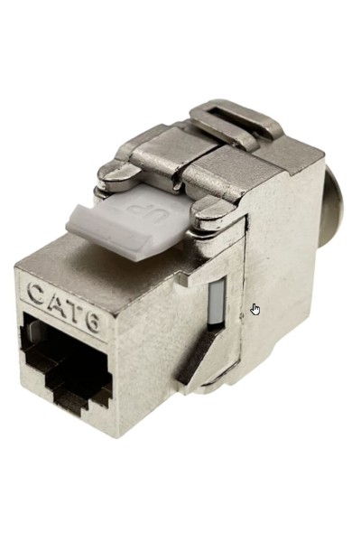 Gniazdo keystone RJ45 STP kat. 6 beznarzędziowe ekranowane  Q-LANTEC
