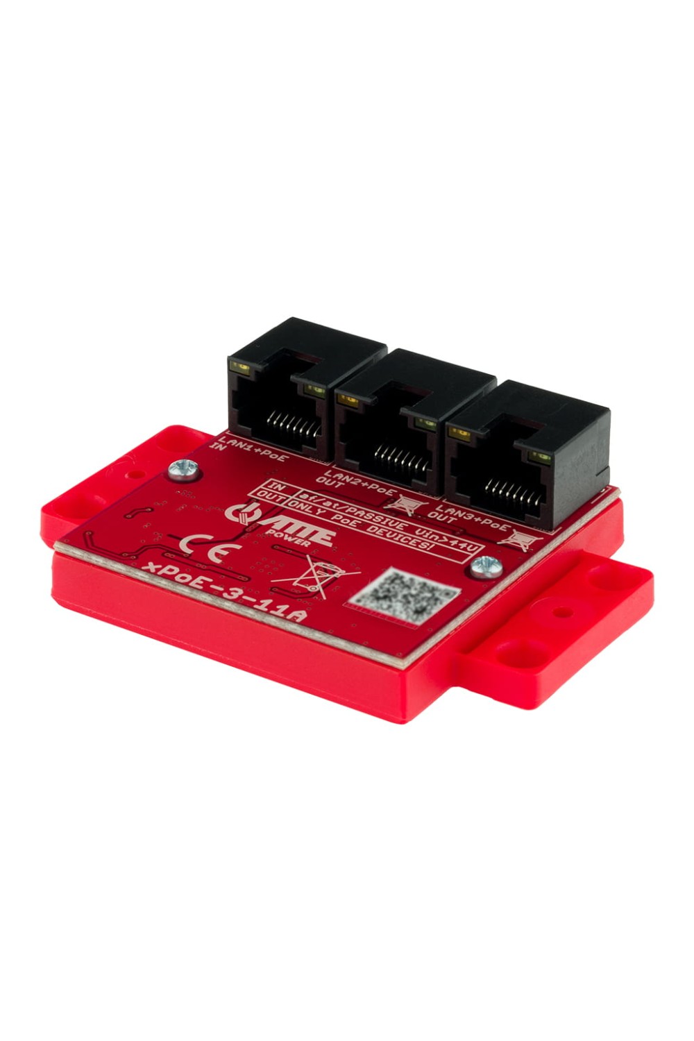 xPoE-3-11A Switch PoE 3-portowy