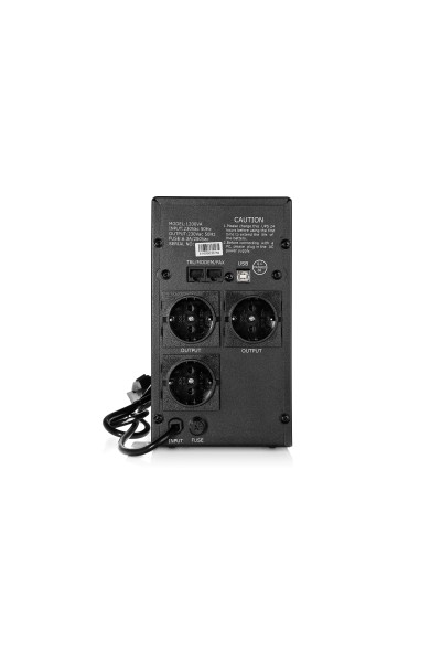Zasilacz awaryjny UPS 1200VA / 720W UPS1200-T-LI/LED EAST