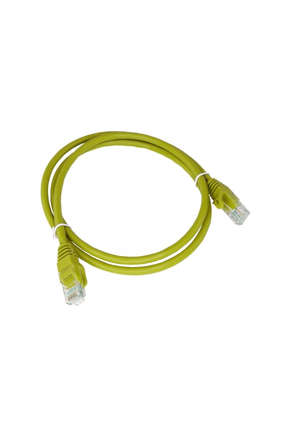 Patch-cord U/UTP kat.6 PVC 2.0m żółty ALANTEC