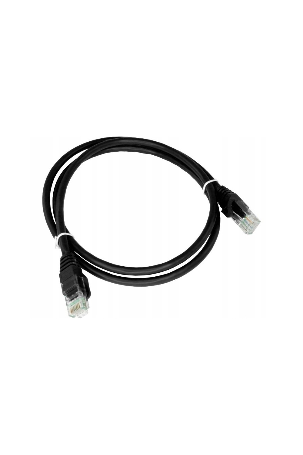 Patch-cord U/UTP kat.6 PVC 3.0m czarny ALANTEC