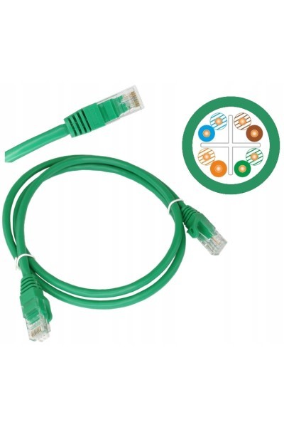 Patchcord kabel sieciowy ethernet UTP kat 6 PVC