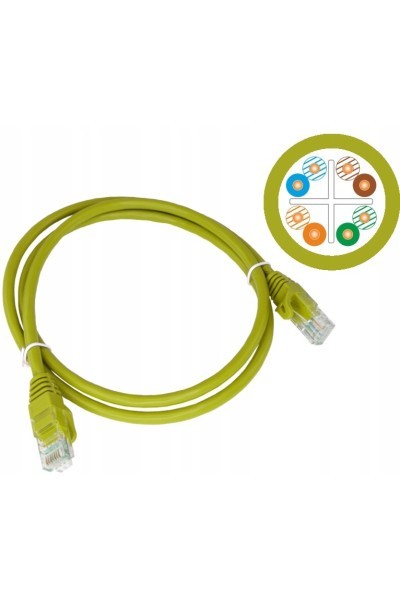 Patchcord kabel sieciowy ethernet UTP kat 6 PVC